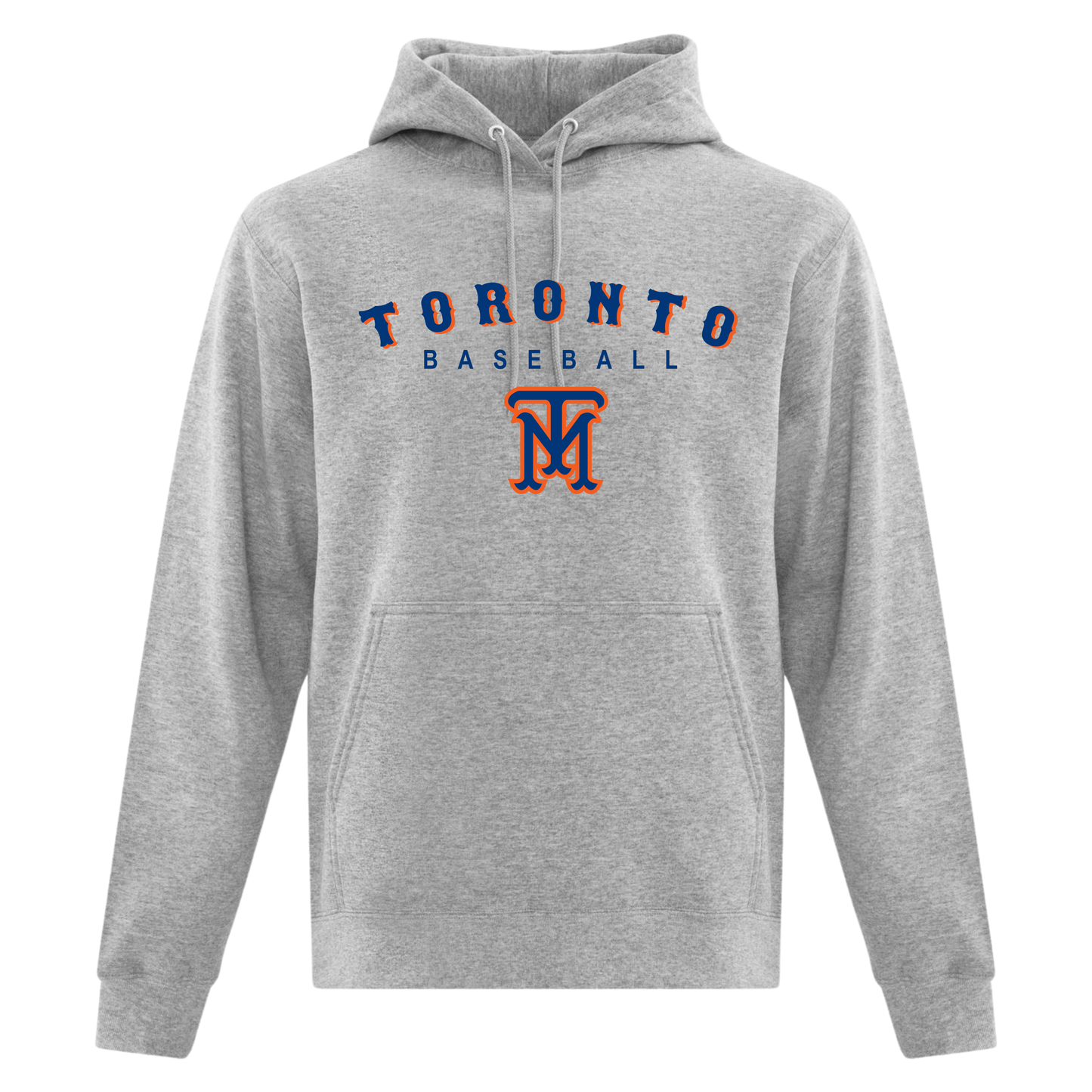 Cotton/Poly Fleece Midweight Hoodie "Toronto Baseball"