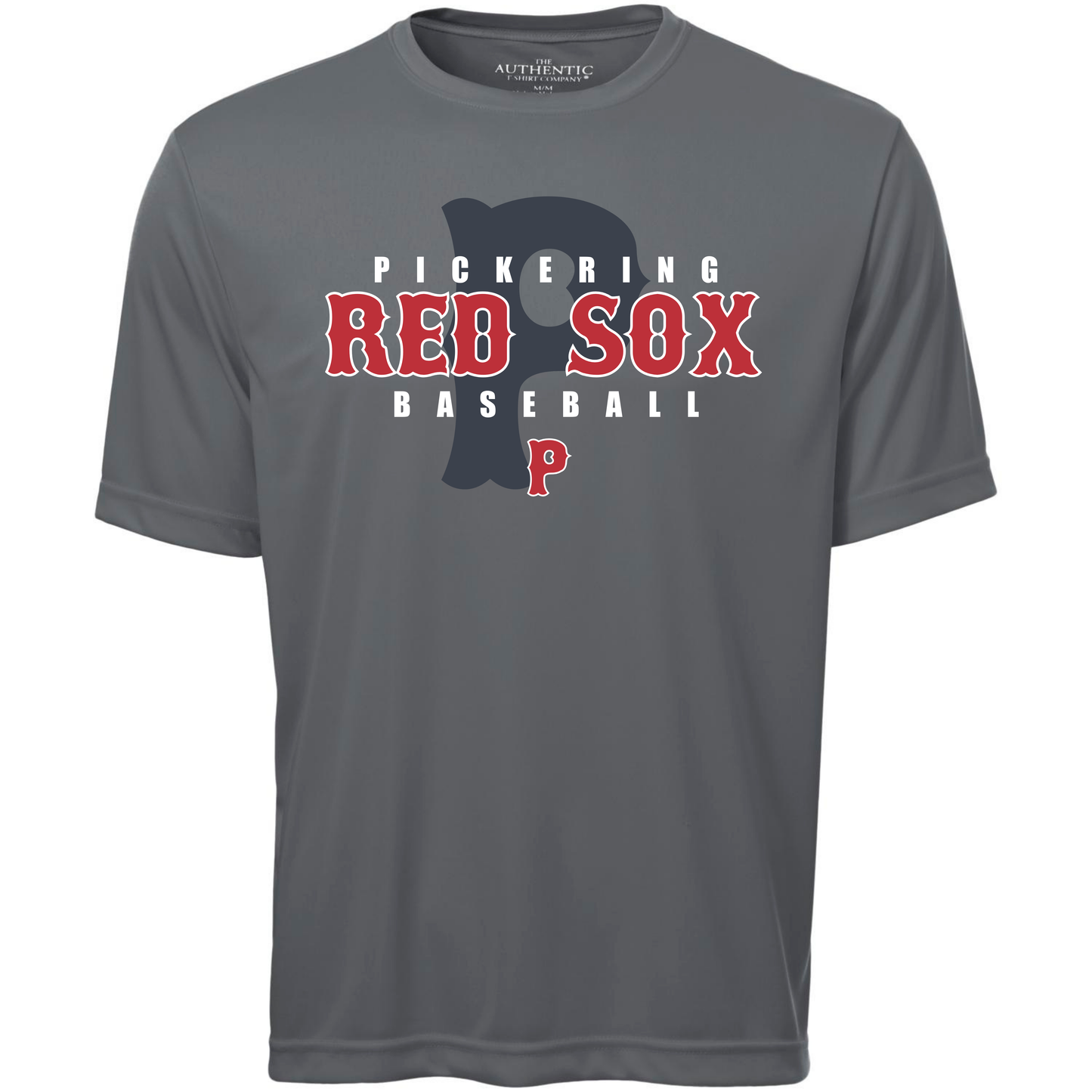 Shadow Logo Pickering Red Sox 100% Polyester "Dri-Fit" Tee