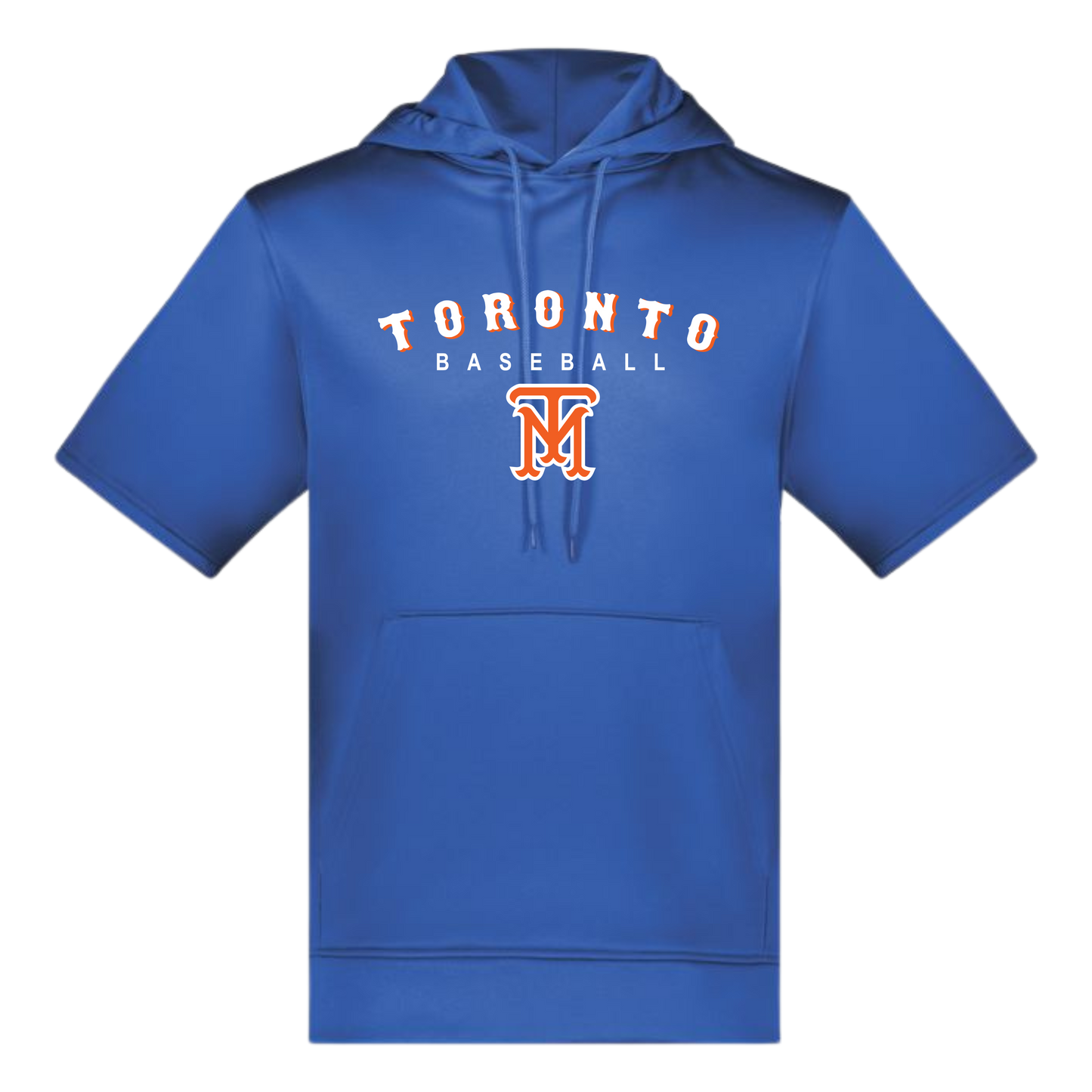 Wicking Fleece Short Sleeve Hoodie "Toronto Baseball"