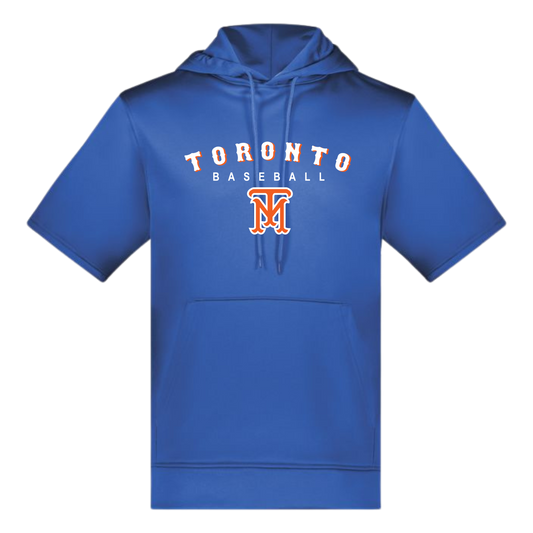 Wicking Fleece Short Sleeve Hoodie "Toronto Baseball"