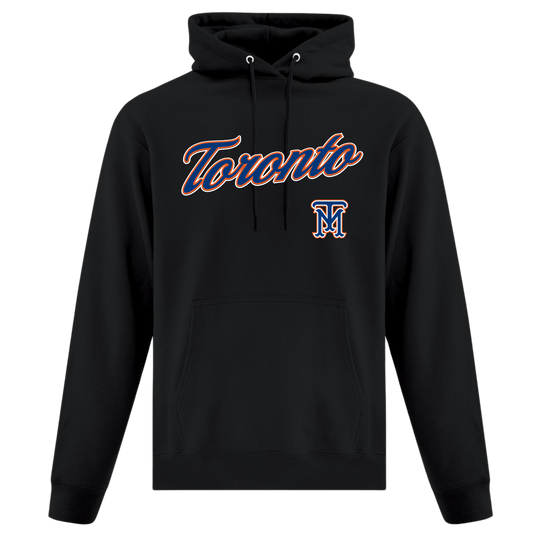 Toronto Script 100% Polyester OR Cotton/Poly Fleece Hoodie