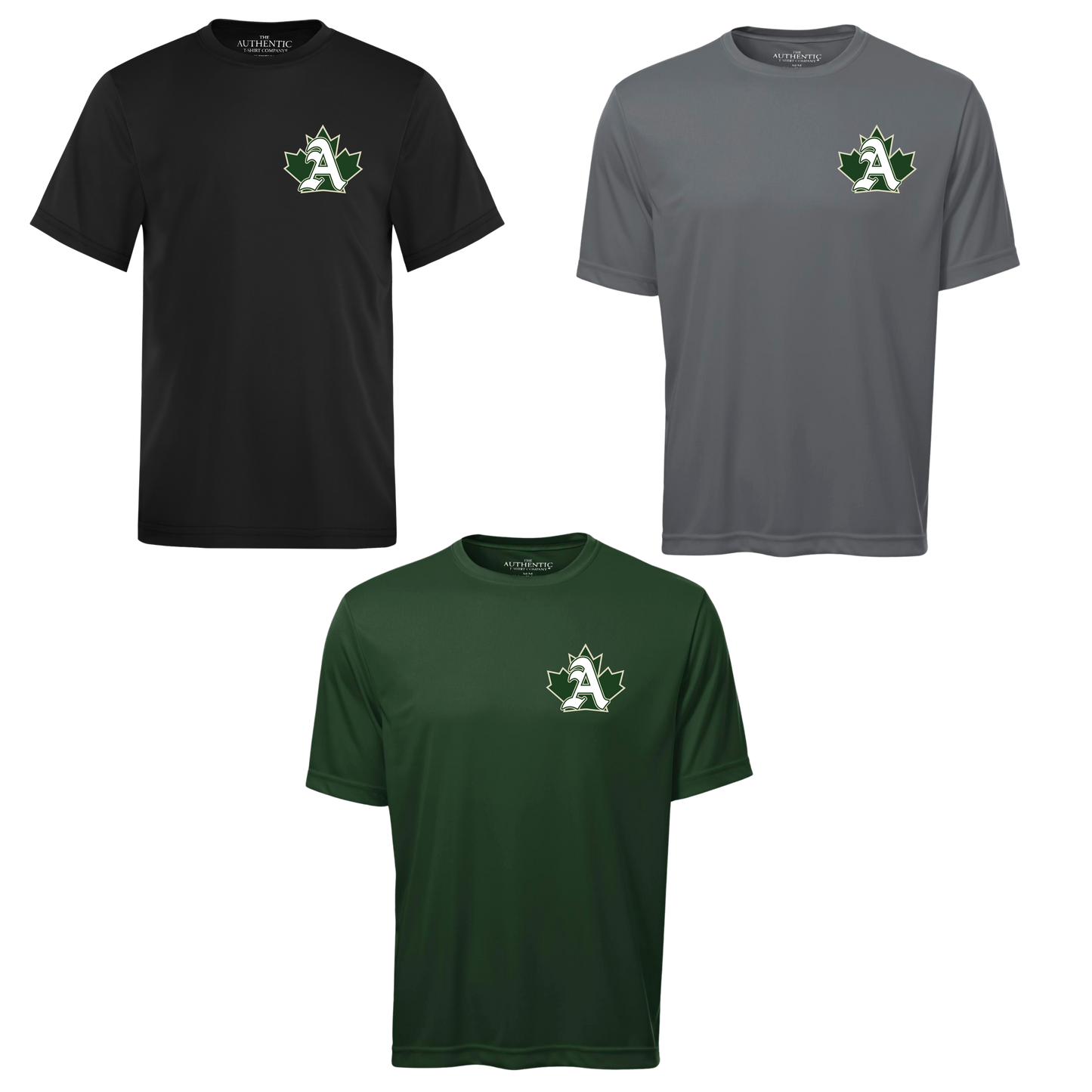 Ajax Logo 3-Pack Poly "Dri-Fit" Tees