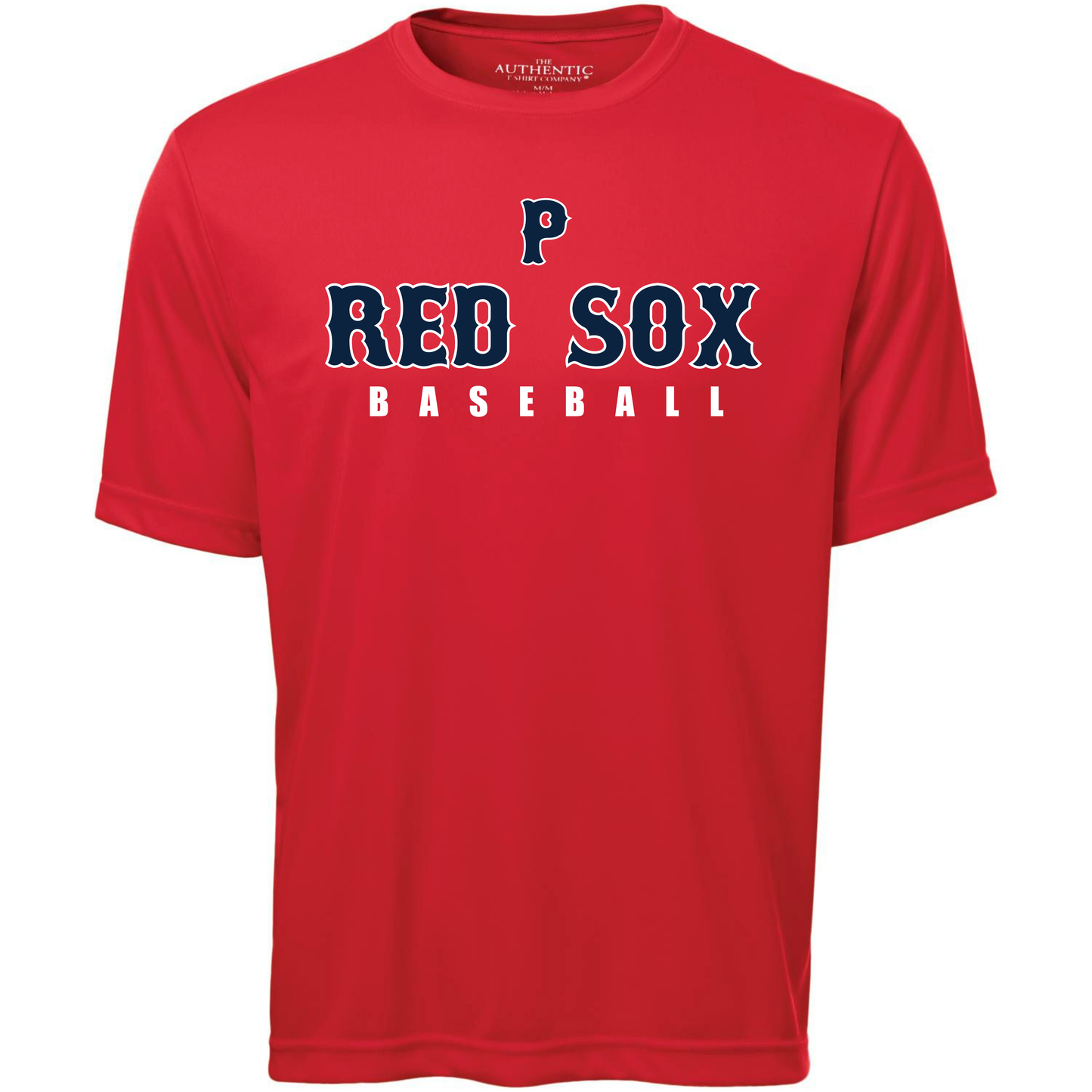 RED SOX BASEBALL 100% POLYESTER "DRI-FIT" TEE