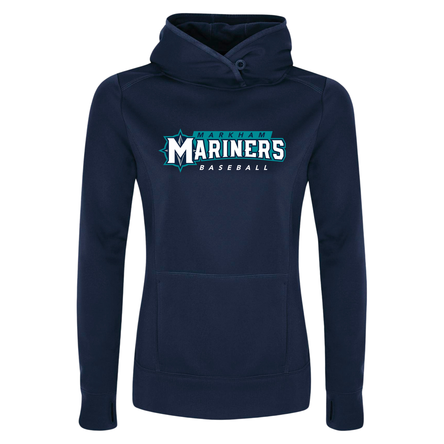 Ladies Markham Mariners 100% Polyester Hoodie