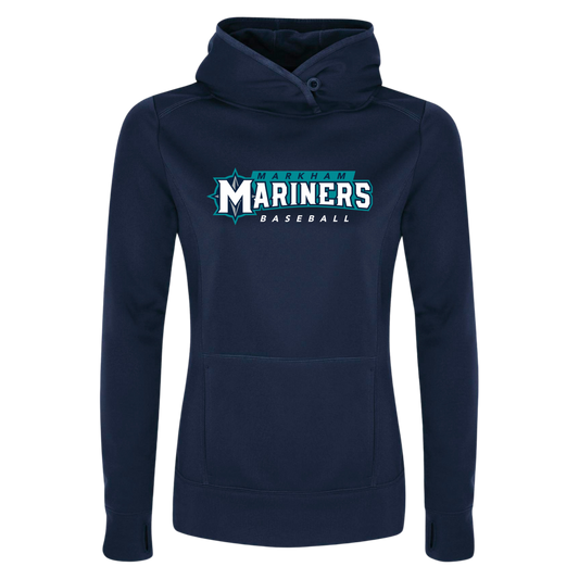 Ladies Markham Mariners 100% Polyester Hoodie