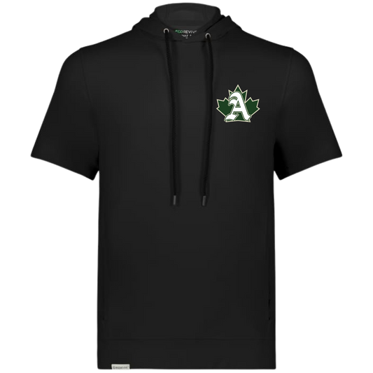 Ajax Logo Soft Knit Short Sleeve Hoodie