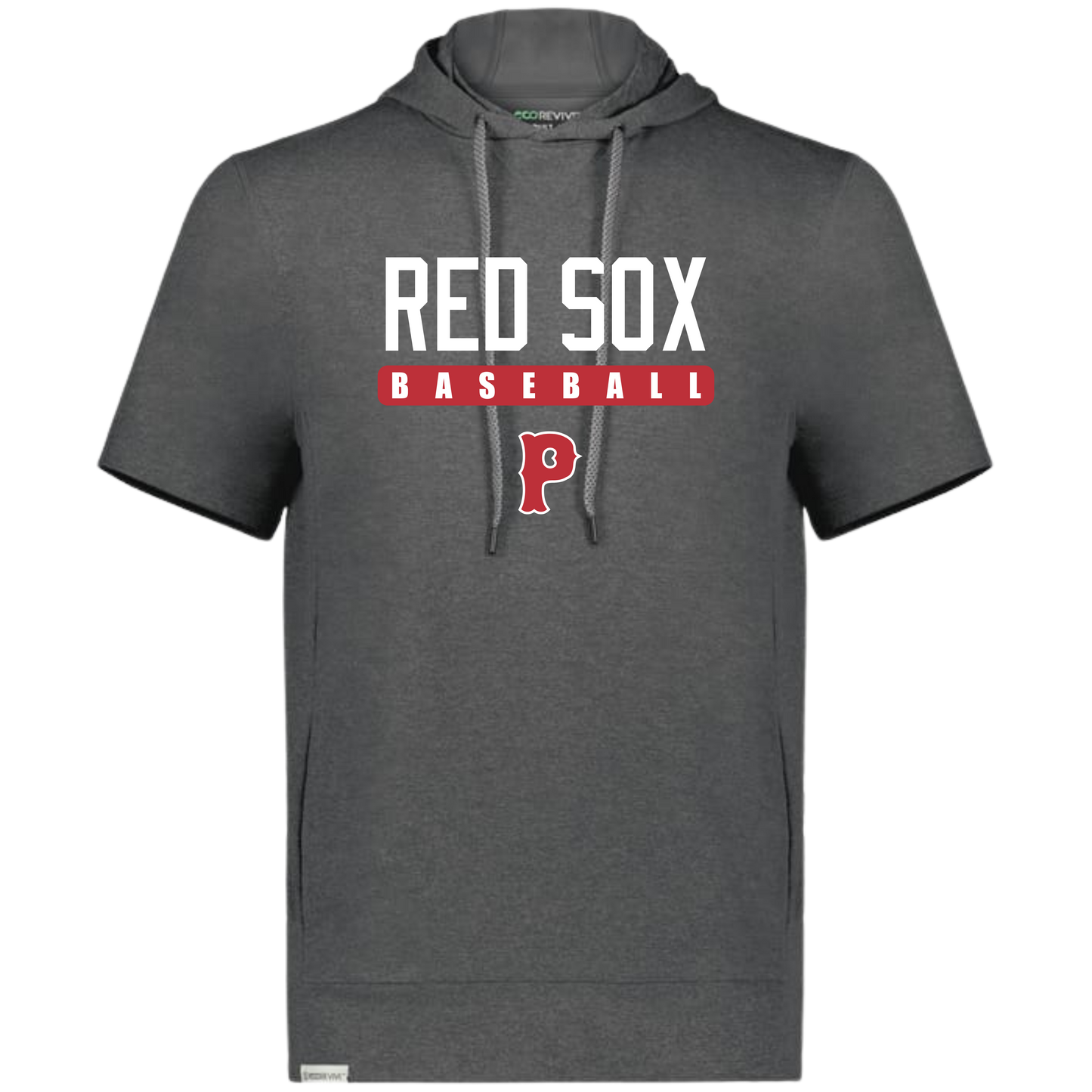 RED SOX BASEBALL SOFT KNIT SHORT SLEEVE HOODIE