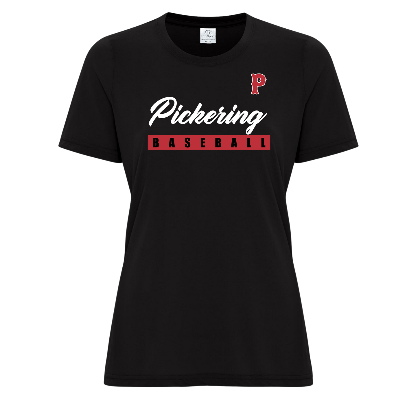 PICKERING BASEBALL LADIES COTTON BLEND TEE