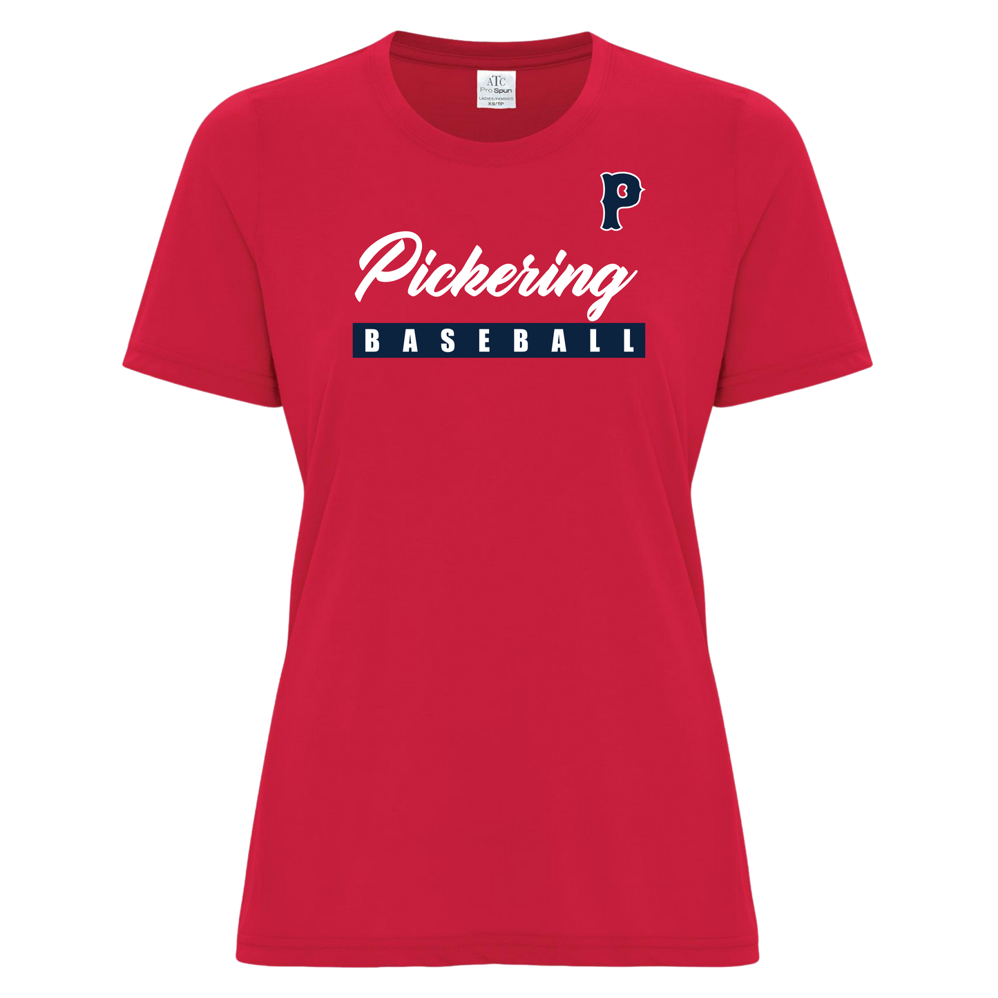 PICKERING BASEBALL LADIES COTTON BLEND TEE