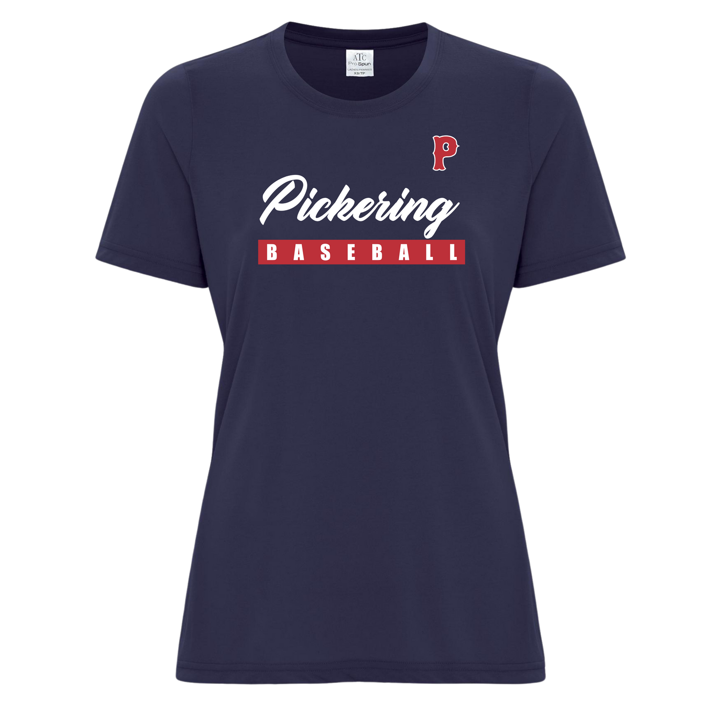 PICKERING BASEBALL LADIES COTTON BLEND TEE