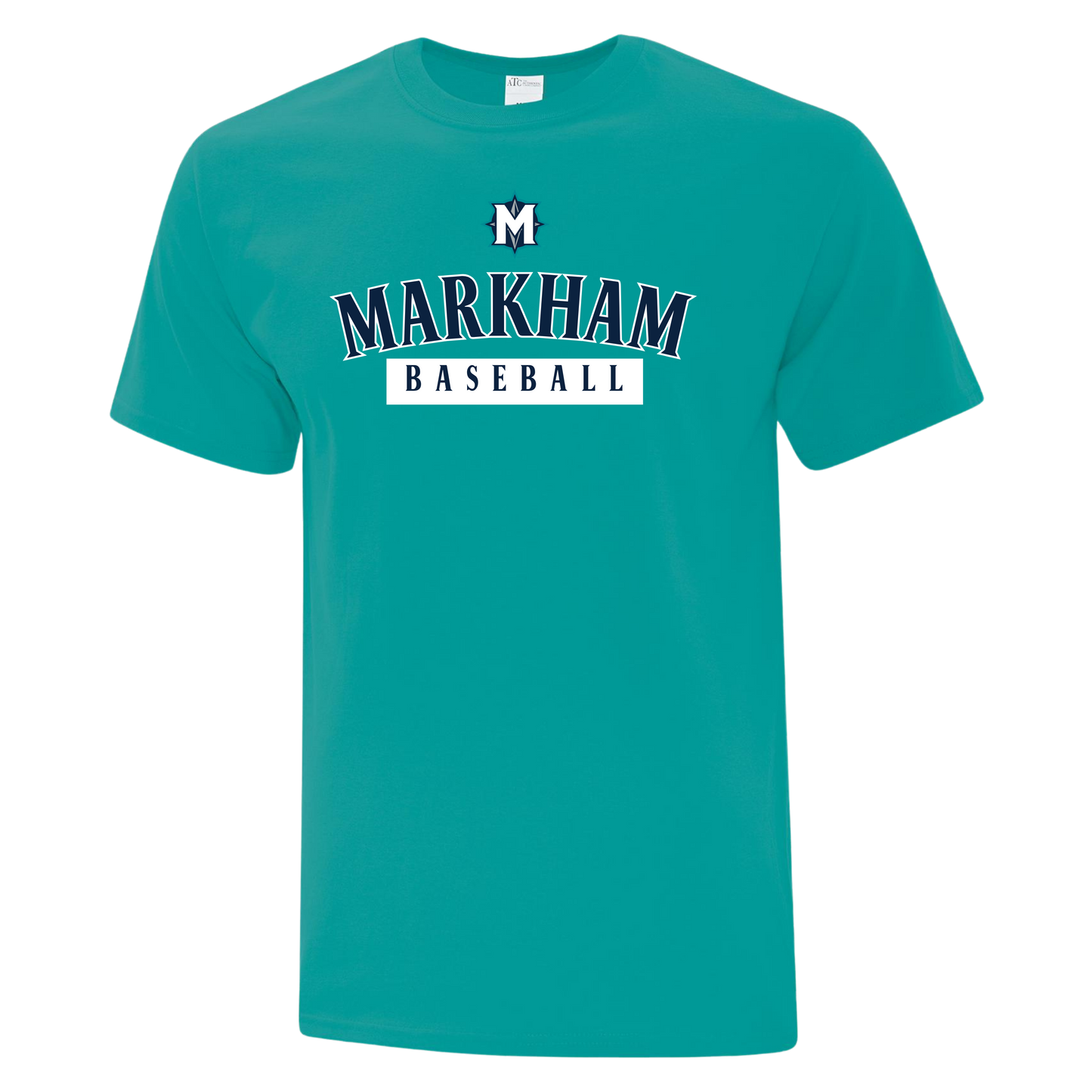 Markham Mariners Logo Cotton Blend Tee (Not "DRI-FIT" material)