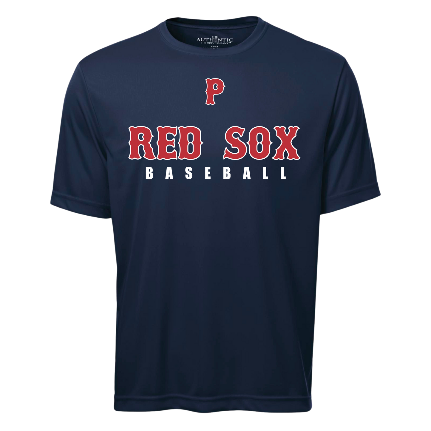 RED SOX BASEBALL 100% POLYESTER "DRI-FIT" TEE