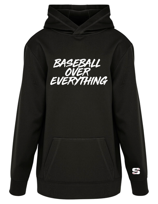 Baseball Over Everything 100% Polyester Hoodie