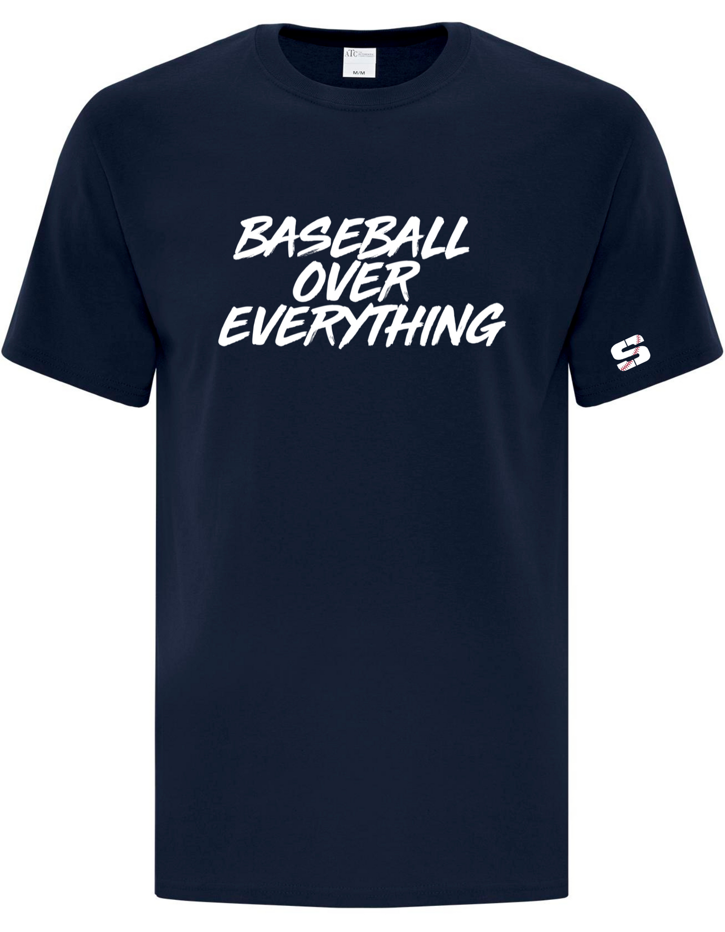 Baseball Over Everything Cotton Blend Tee