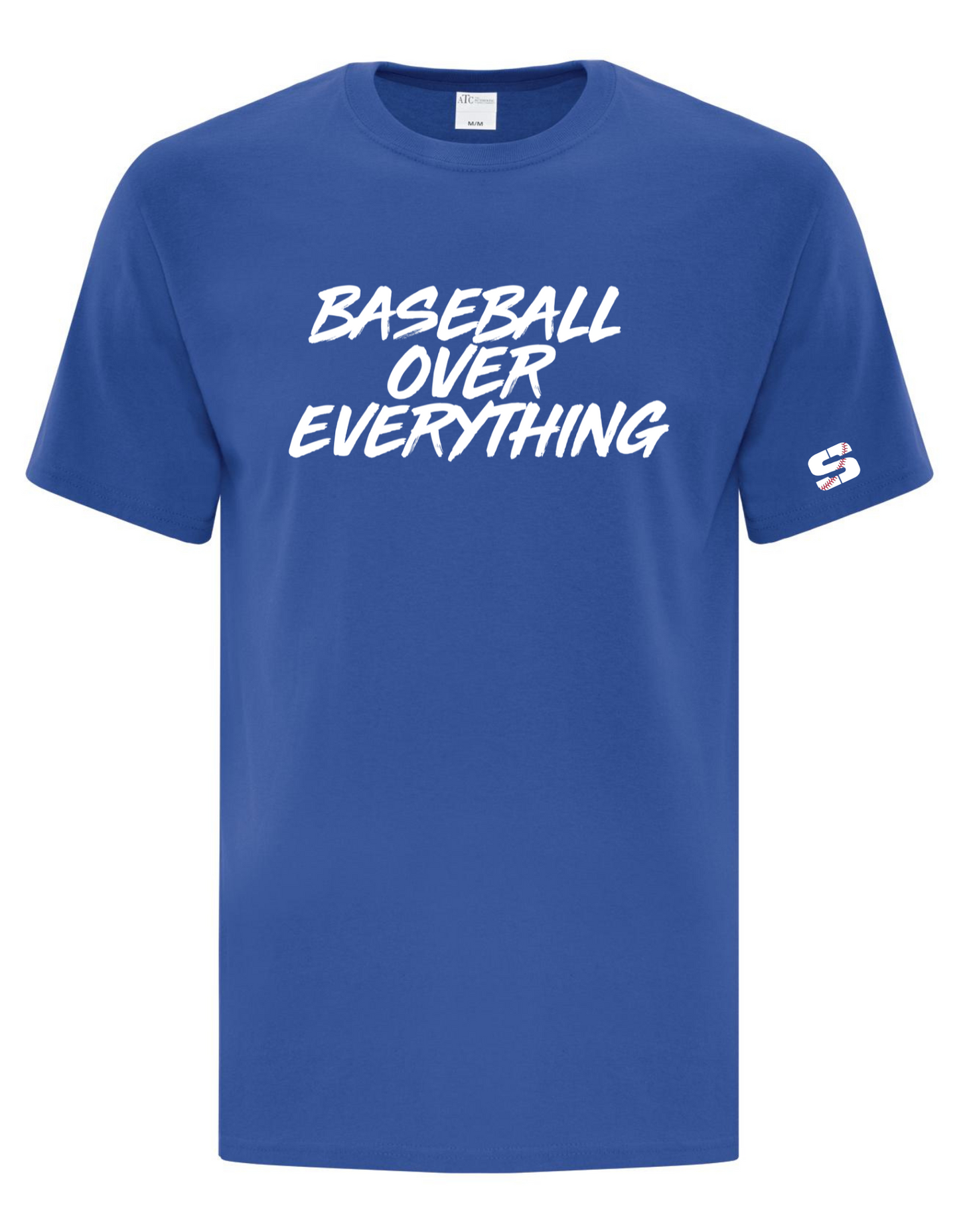 Baseball Over Everything Cotton Blend Tee