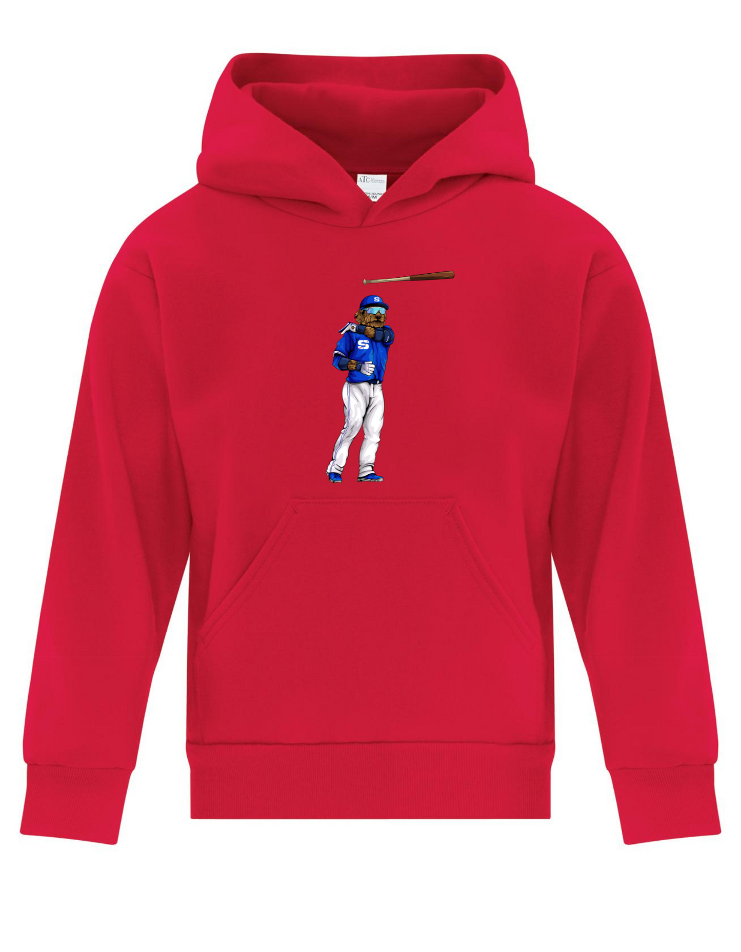 Bat Flip Dood Cotton Blend Hoodie