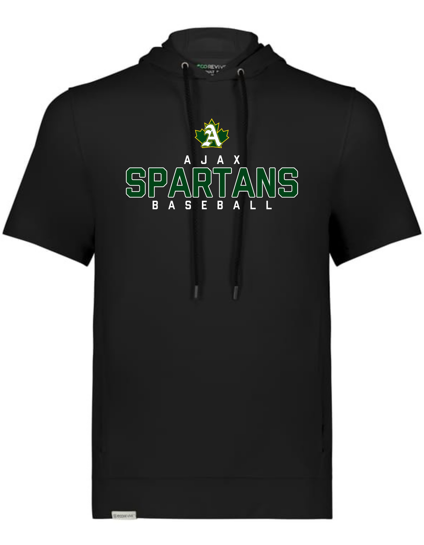 Spartans Baseball Soft Knit Short Sleeve Hoodie