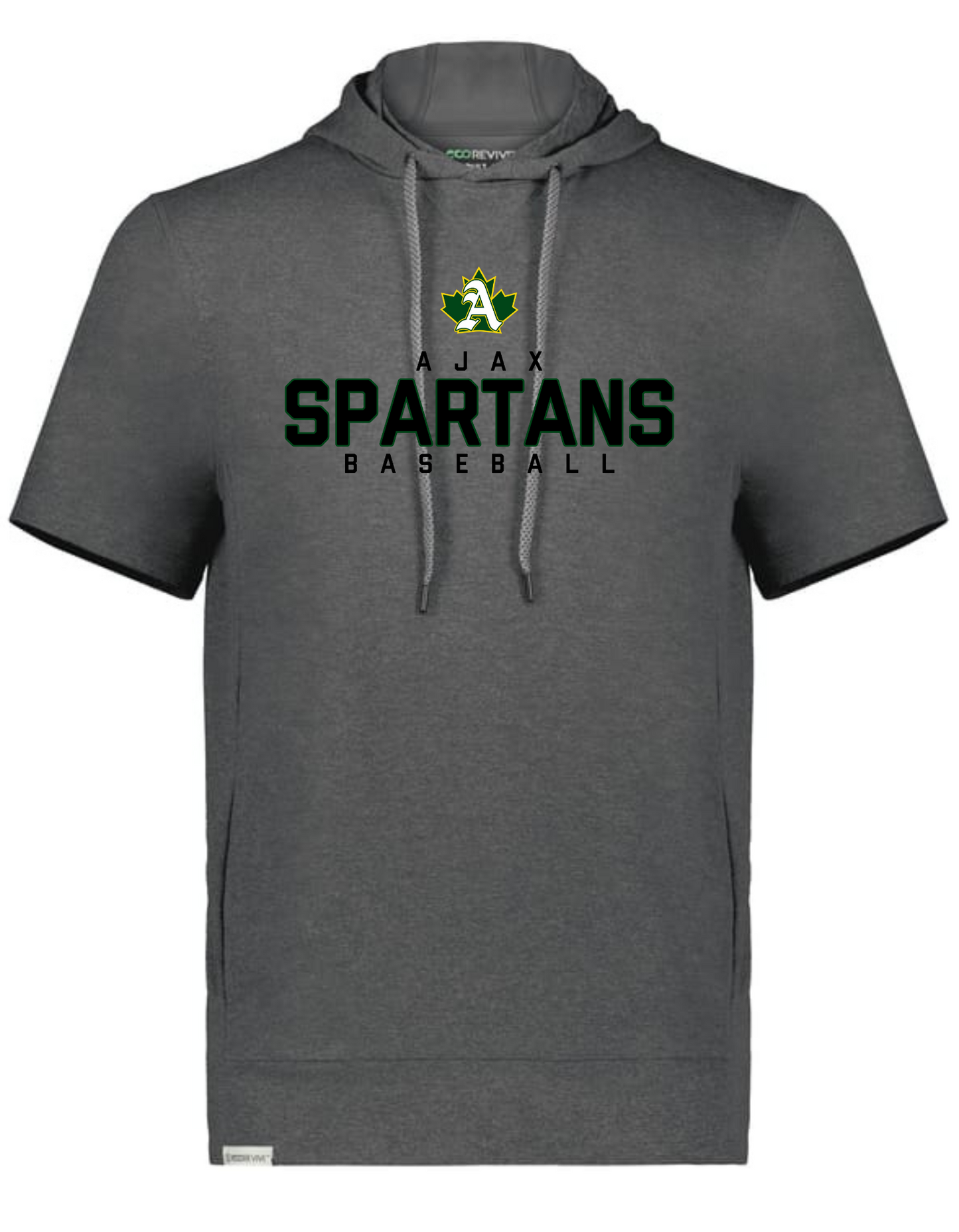 Spartans Baseball Soft Knit Short Sleeve Hoodie