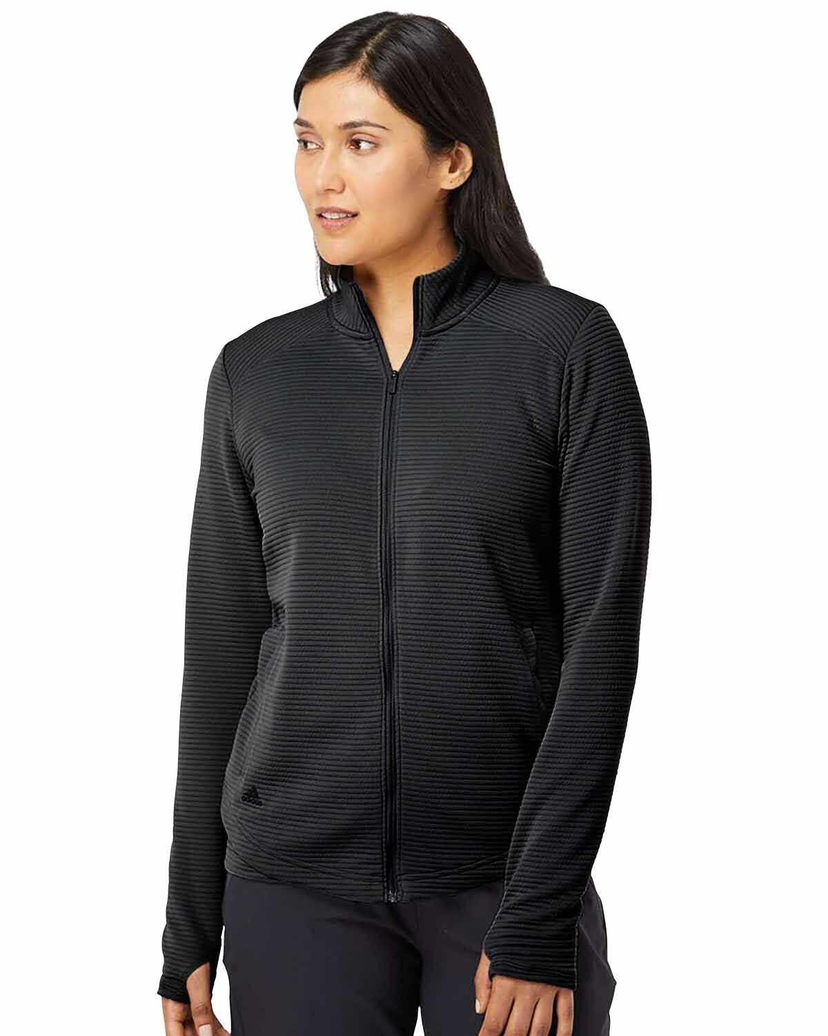 Adidas A416 Women Textured Full-Zip Jacket